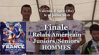 Finale Relais Américain Juniors/Séniors Hommes Championnat de France Roller Piste 2016  @FFRollerSports #TvLocale_fr #TarnEtGaronne @Occitanie