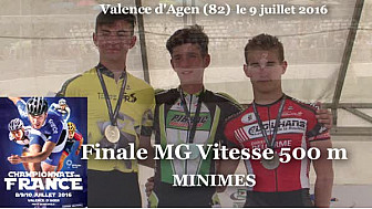 Dorian CASSAGNE Champion de France Roller Piste 2016 au MG Vitesse 500m @FFRollerSports #TvLocale_fr #TarnEtGaronne @Occitanie